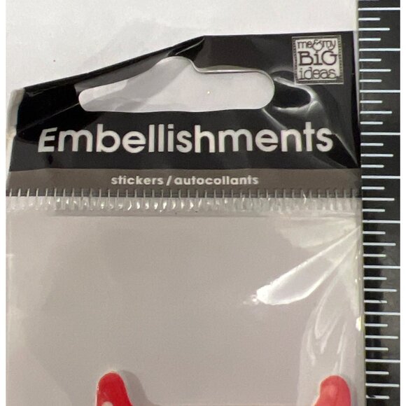 Merry Christmas Word Sticker Scrapbook Embellishment Me & My Big Ideas SE-128 - Picture 3 of 4